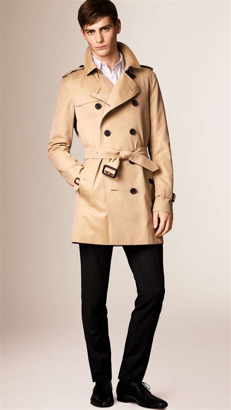 burberry mens kensington coat|Burberry chelsea trench coat.